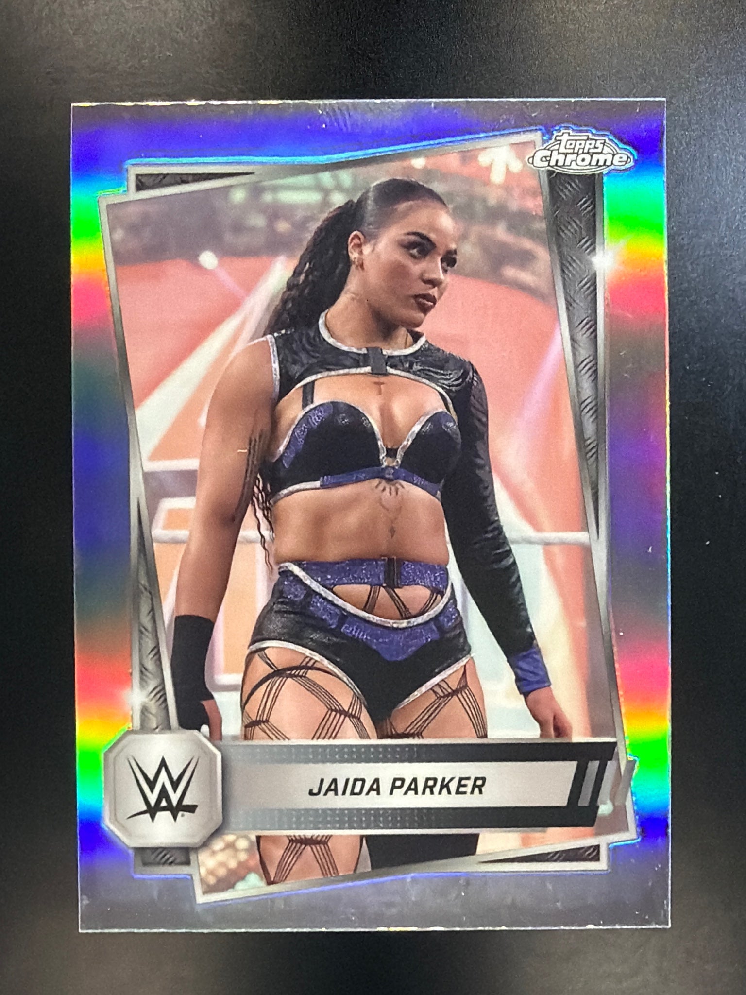 2025 Topps Chrome WWE #39 Jaida Parker Refractor