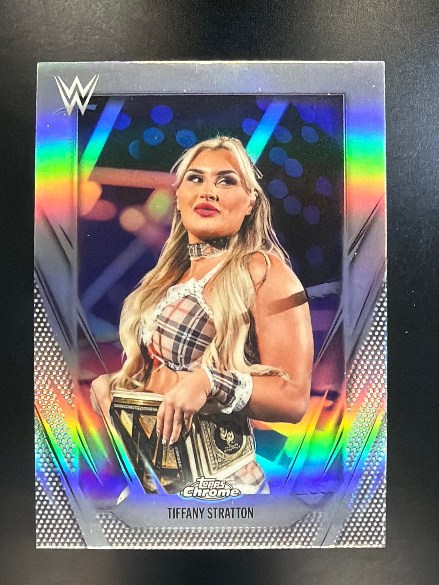 2026 Topps Chrome WWE #29 Tiffany Stratton Refractor