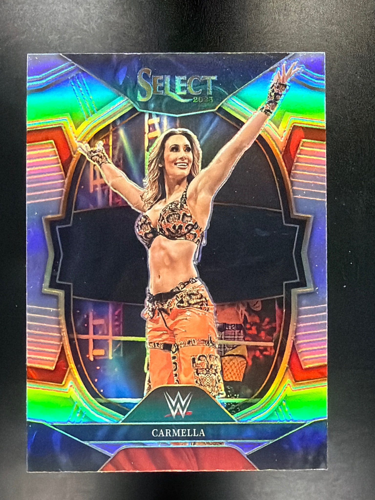 2023 Panini Select WWE #18 Carmella Silver Prizm