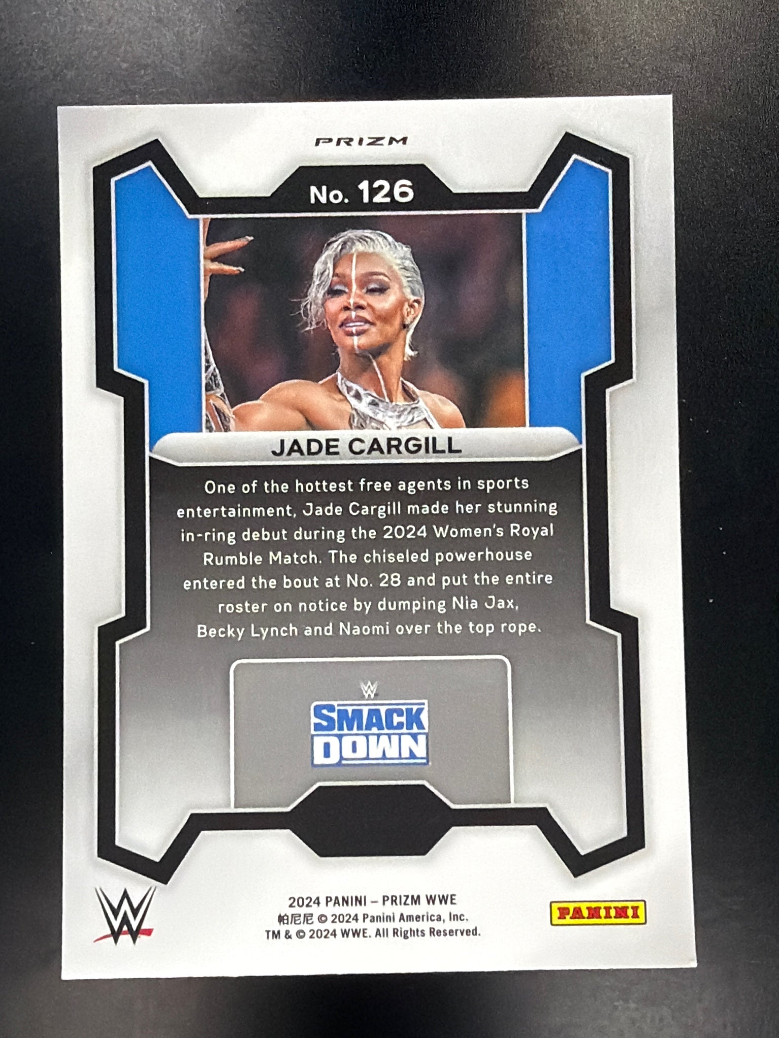 2024 Panini Prizm WWE #126 Jade Cargill Silver Prizms