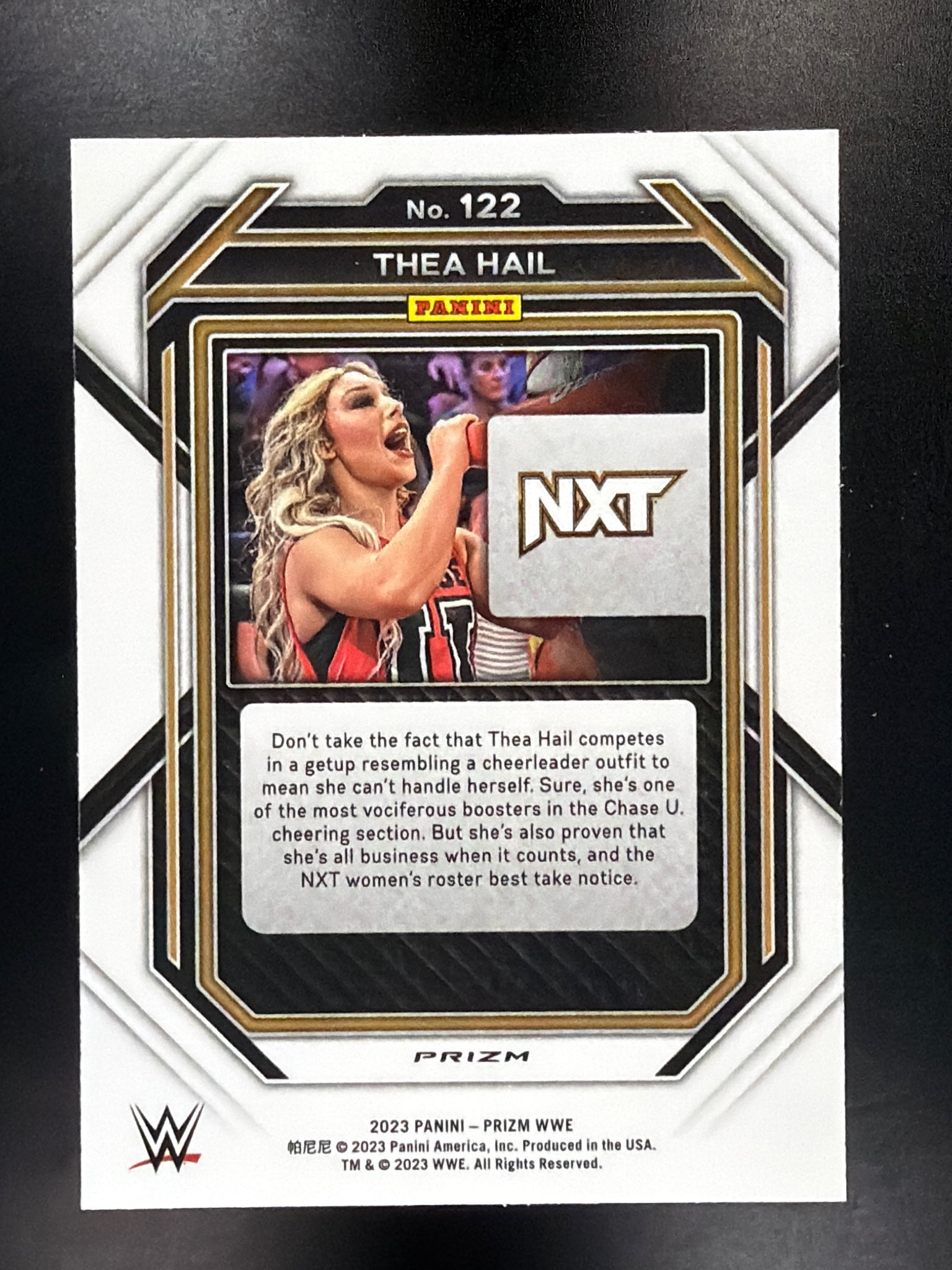2023 Panini Prizm WWE #122 Thea Hail Silver
