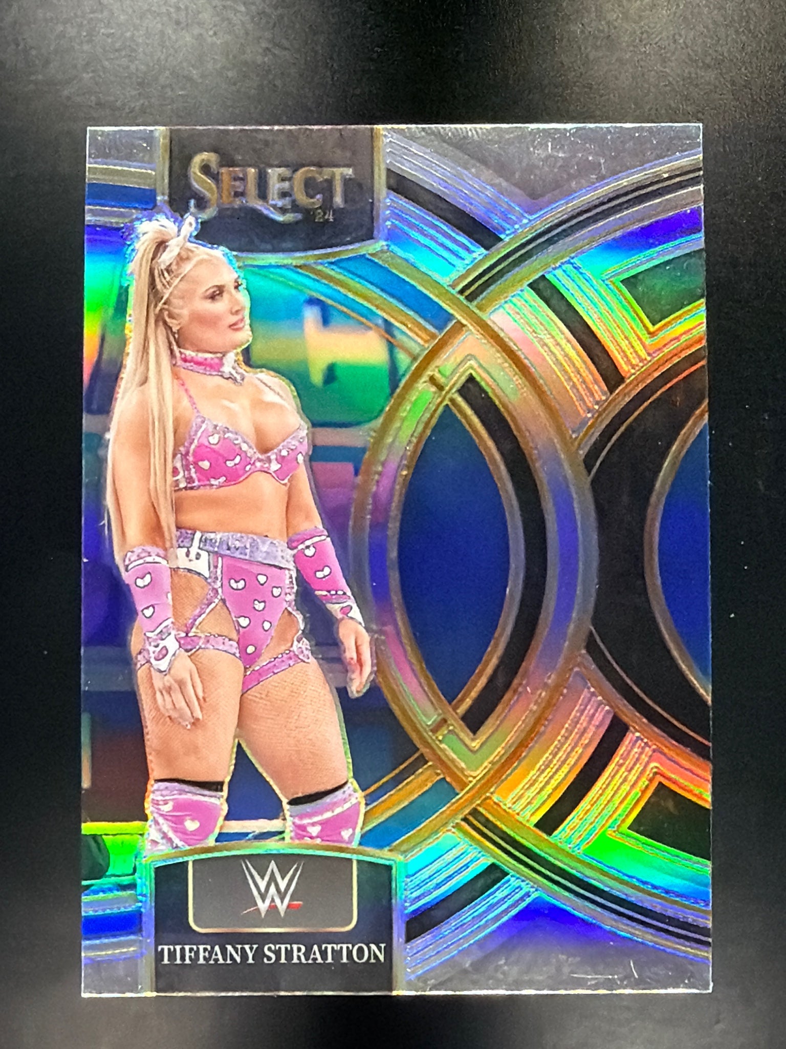 2024 Panini Select WWE #186 Tiffany Stratton Silver Prizms