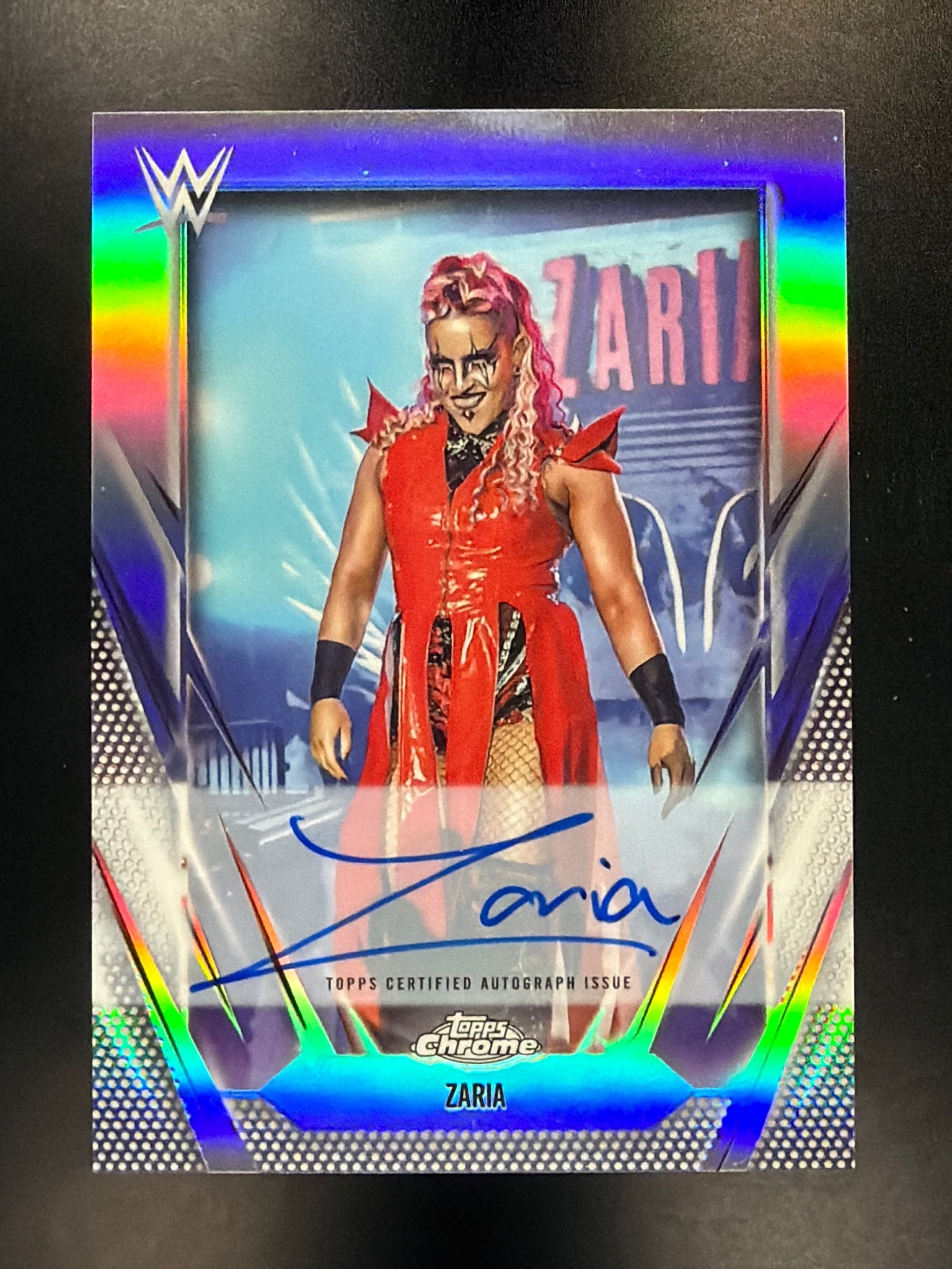 2026 Topps Chrome WWE #BCA-ZAR Zaria Base Autographs