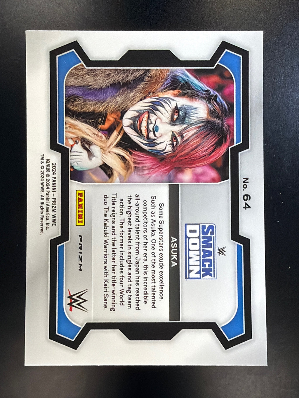 2024 Panini Prizm WWE #64 Asuka Silver Prizms