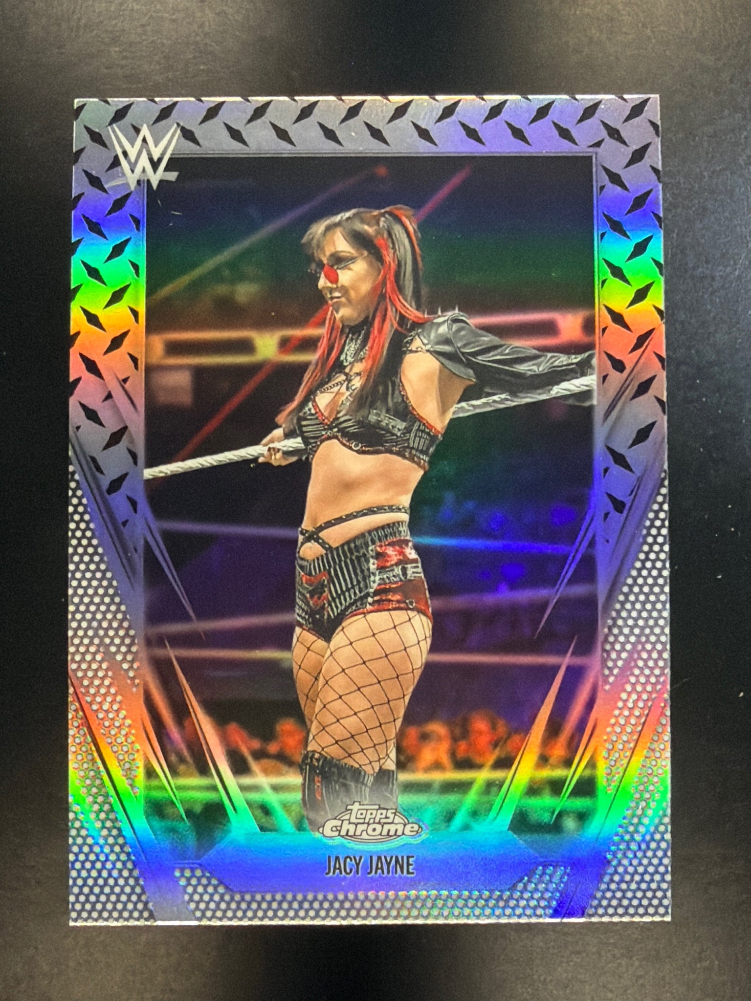 2026 Topps Chrome WWE #161 Jacy Jayne Diamond Plate Refractor