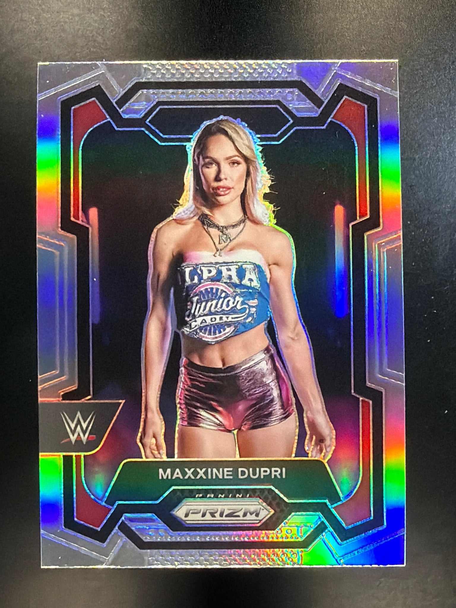 2024 Panini Prizm WWE #129 Maxxine Dupri Silver Prizms