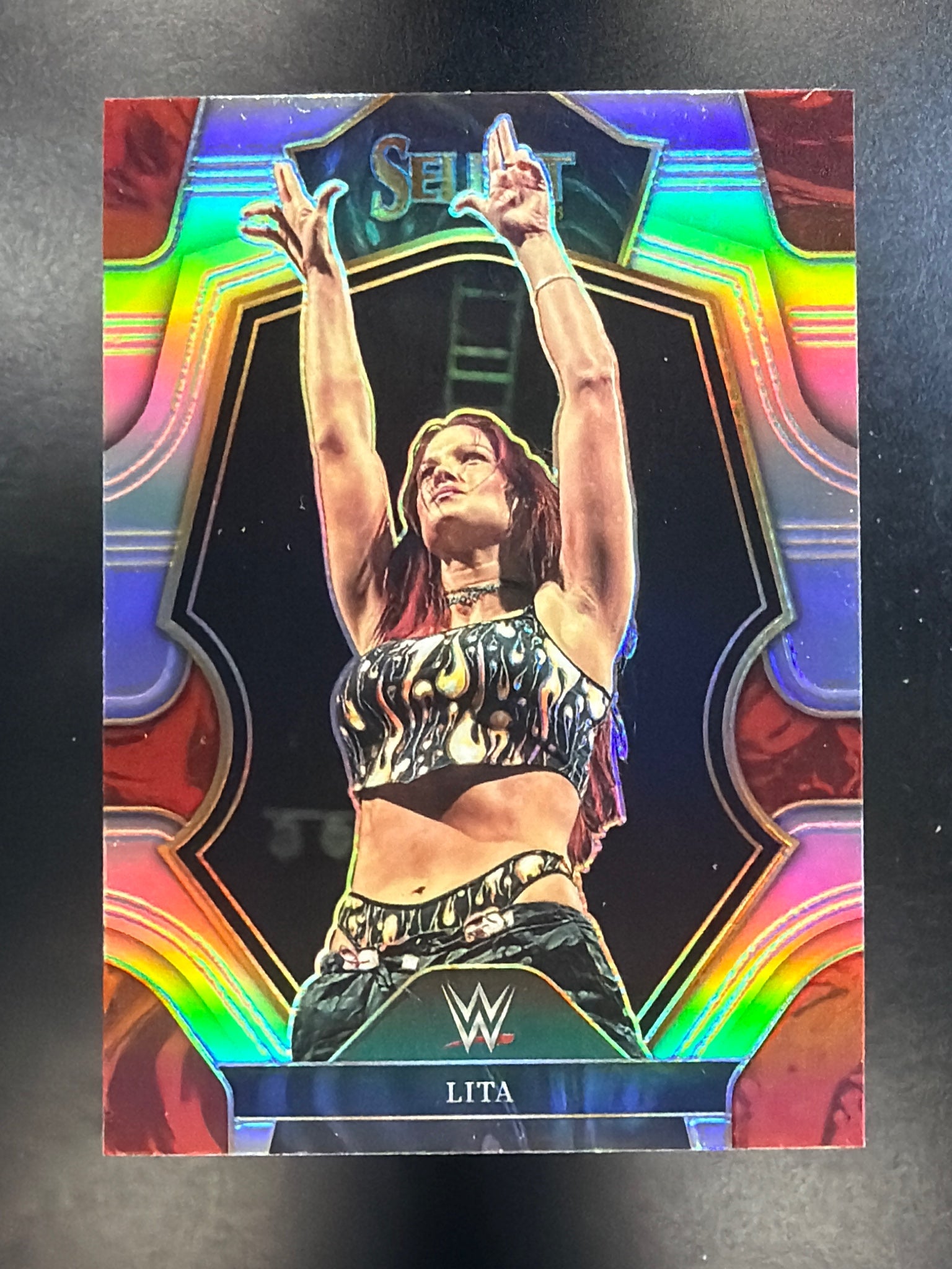 2023 Panini Select WWE #160 Lita Silver Prizm