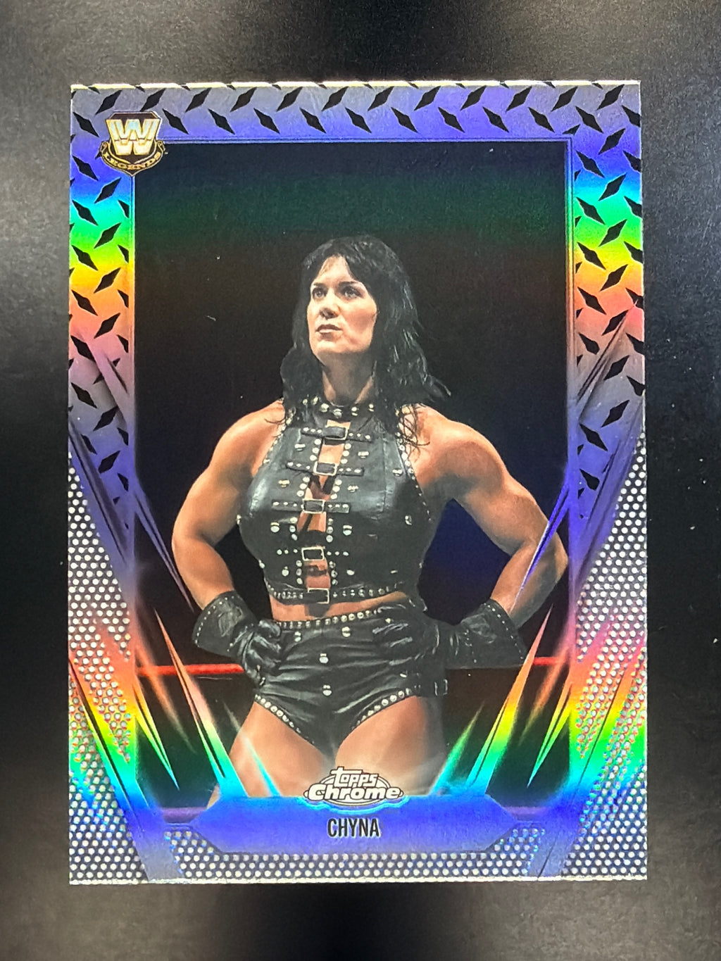 2026 Topps Chrome WWE #85 Chyna Diamond Plate Refractor