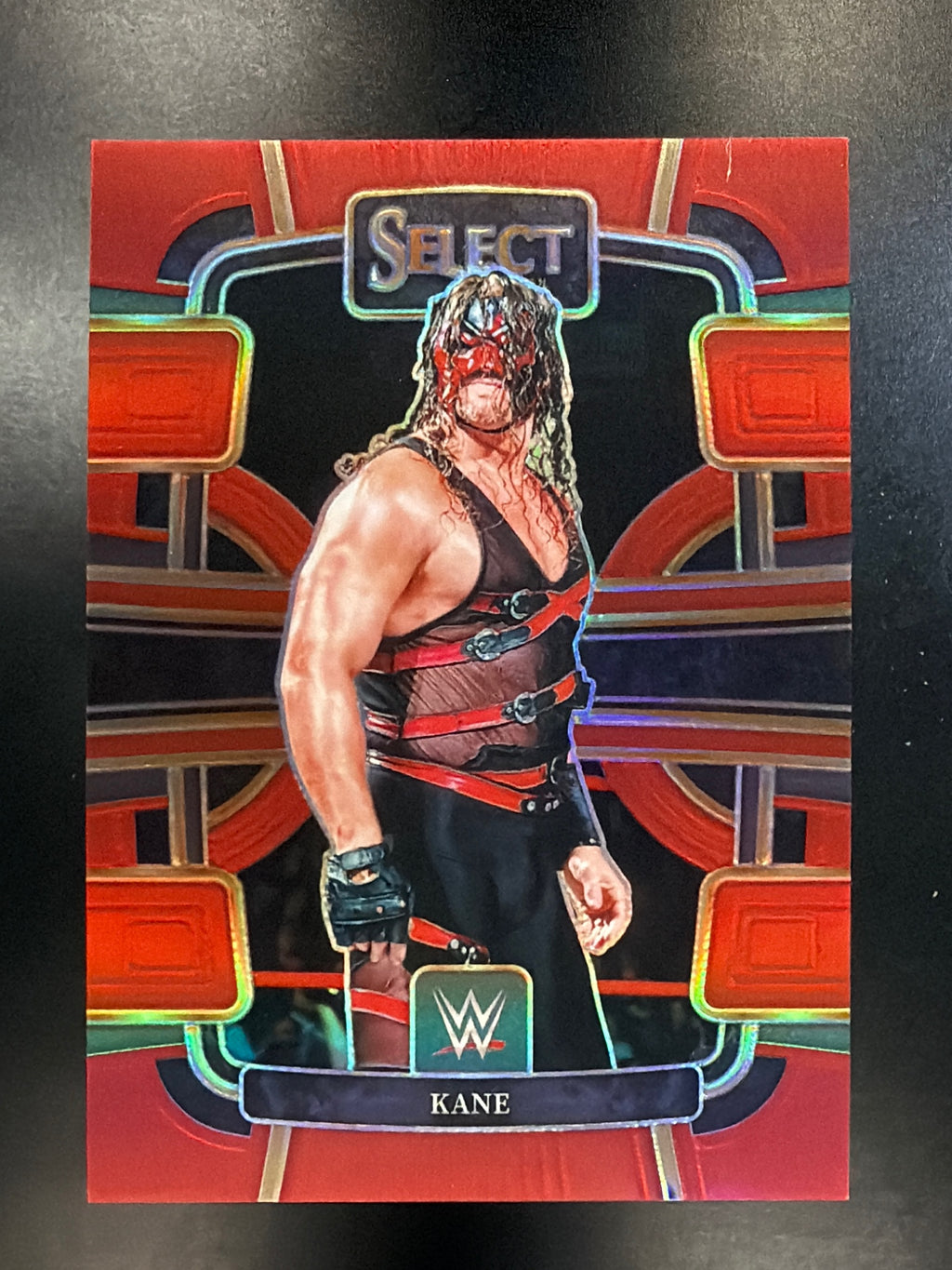 2024 Panini Select WWE #33 Kane Red Prizms #/175