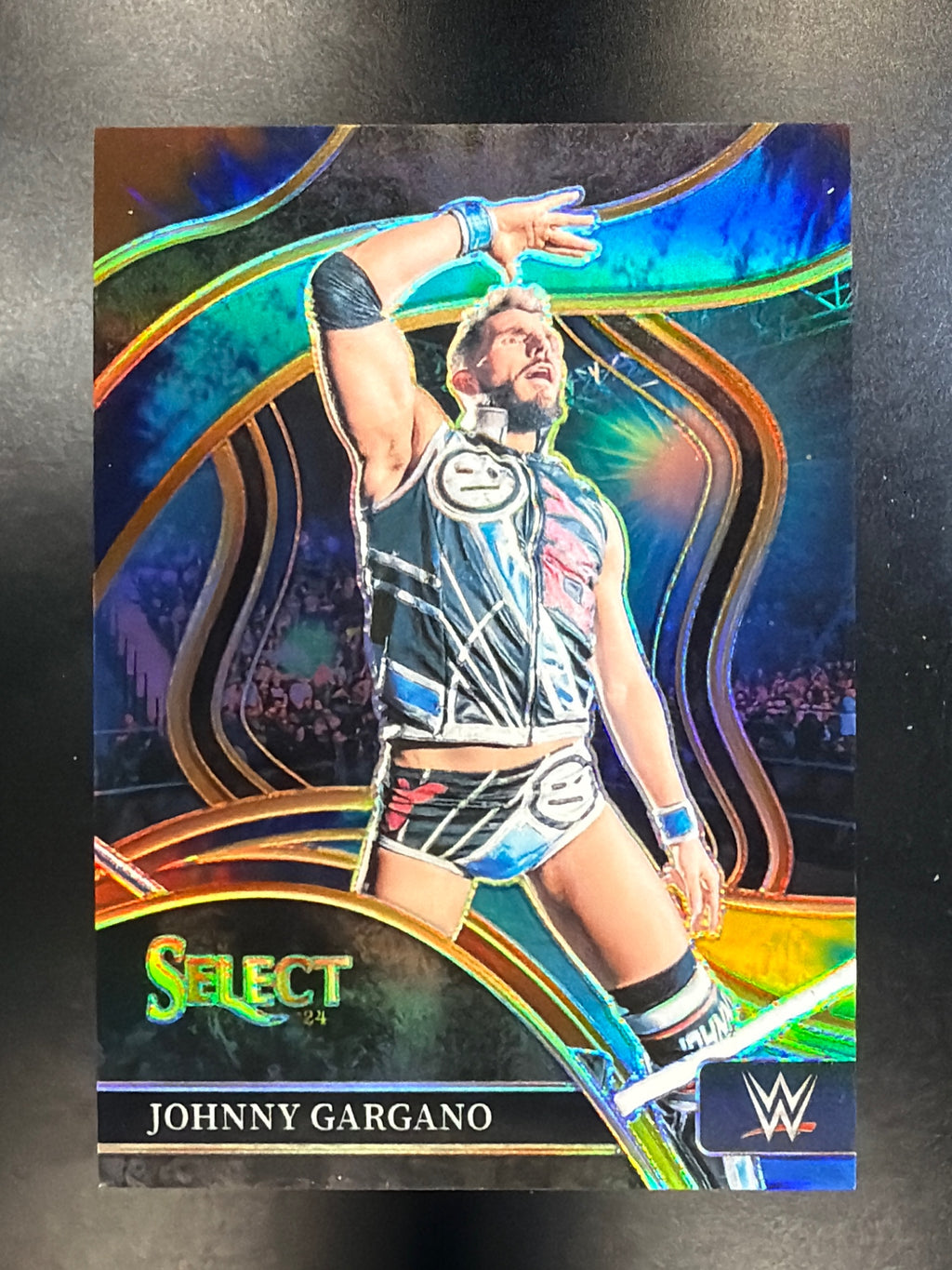 2024 Panini Select WWE #207 Johnny Gargano Tie-Dye Prizms #/25