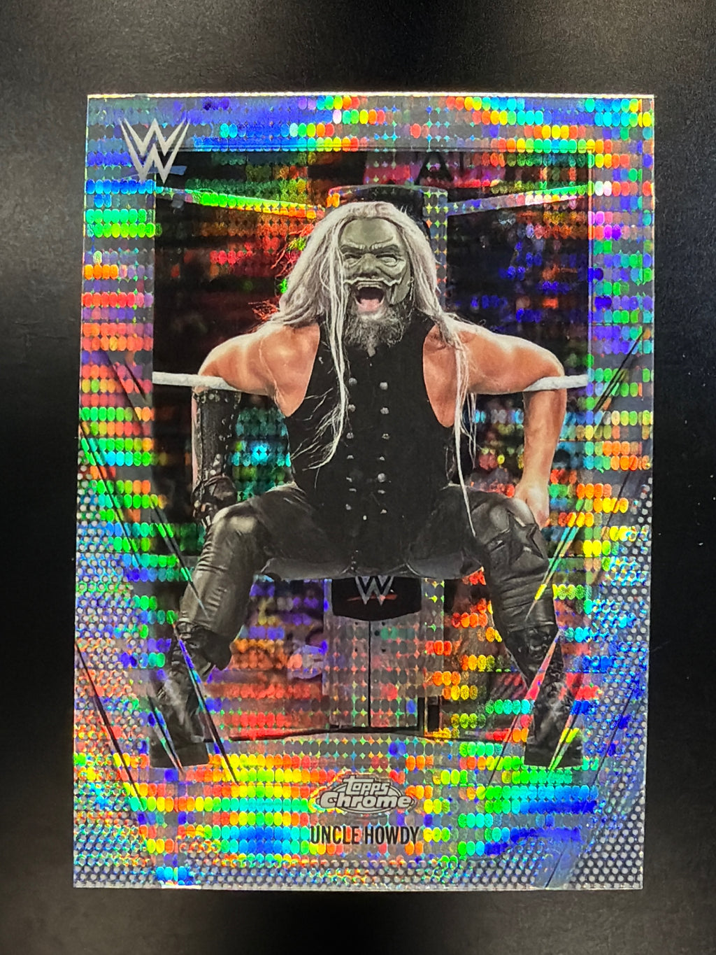 2026 Topps Chrome WWE #13 Uncle Howdy Sonar Refractor