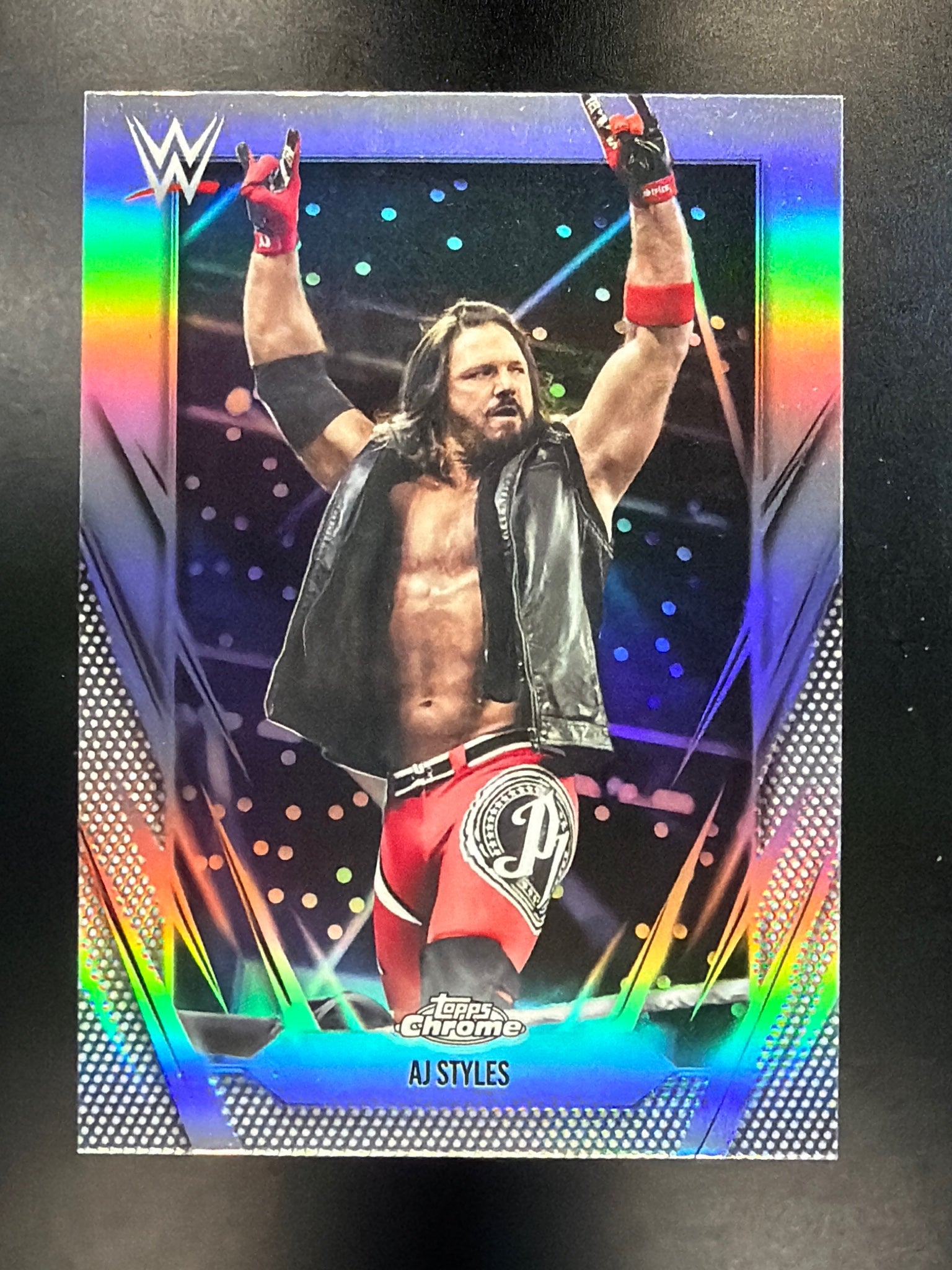 2026 Topps Chrome WWE #47 AJ Styles Refractor