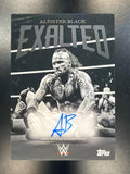2025 Topps Exalted WWE #BWS-ABK Aleister Black Black and White Signatures