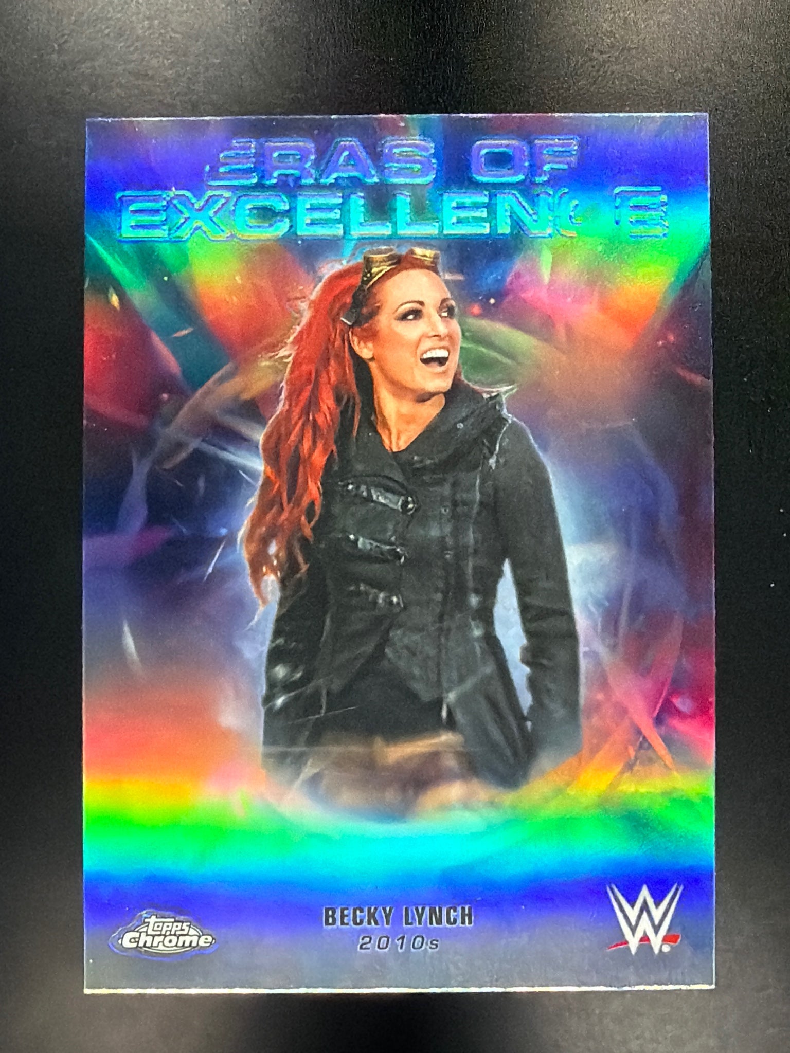 2026 Topps Chrome WWE #ERA-33 Becky Lynch Eras of Excellence Refractor