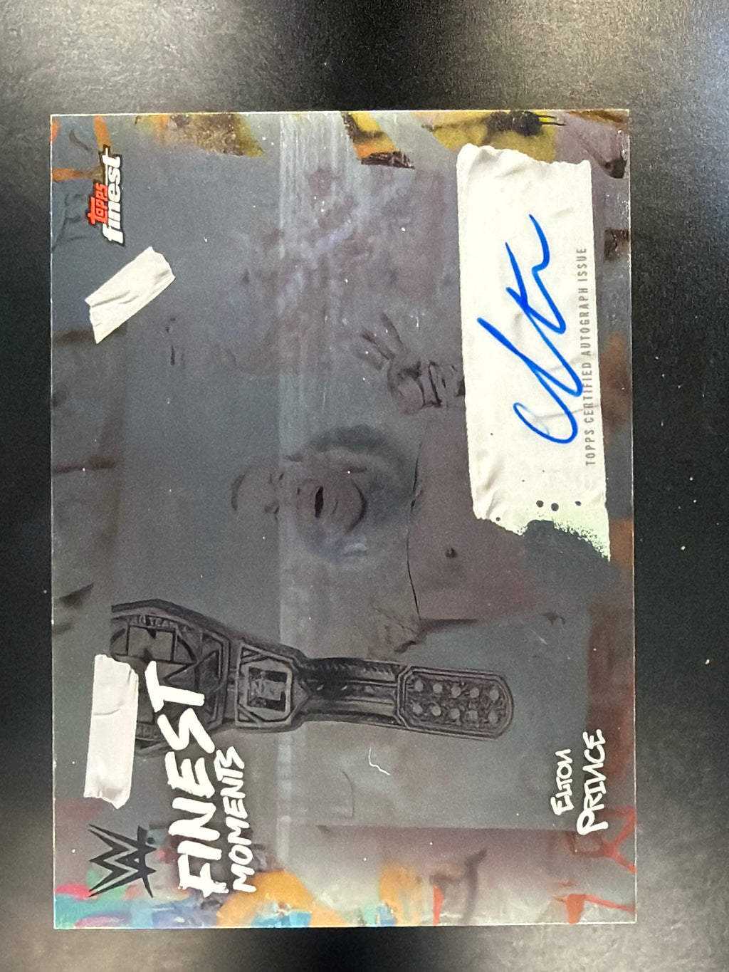2025 Topps Finest WWE #FMS-ELT Elton Prince Finest Moments Signatures