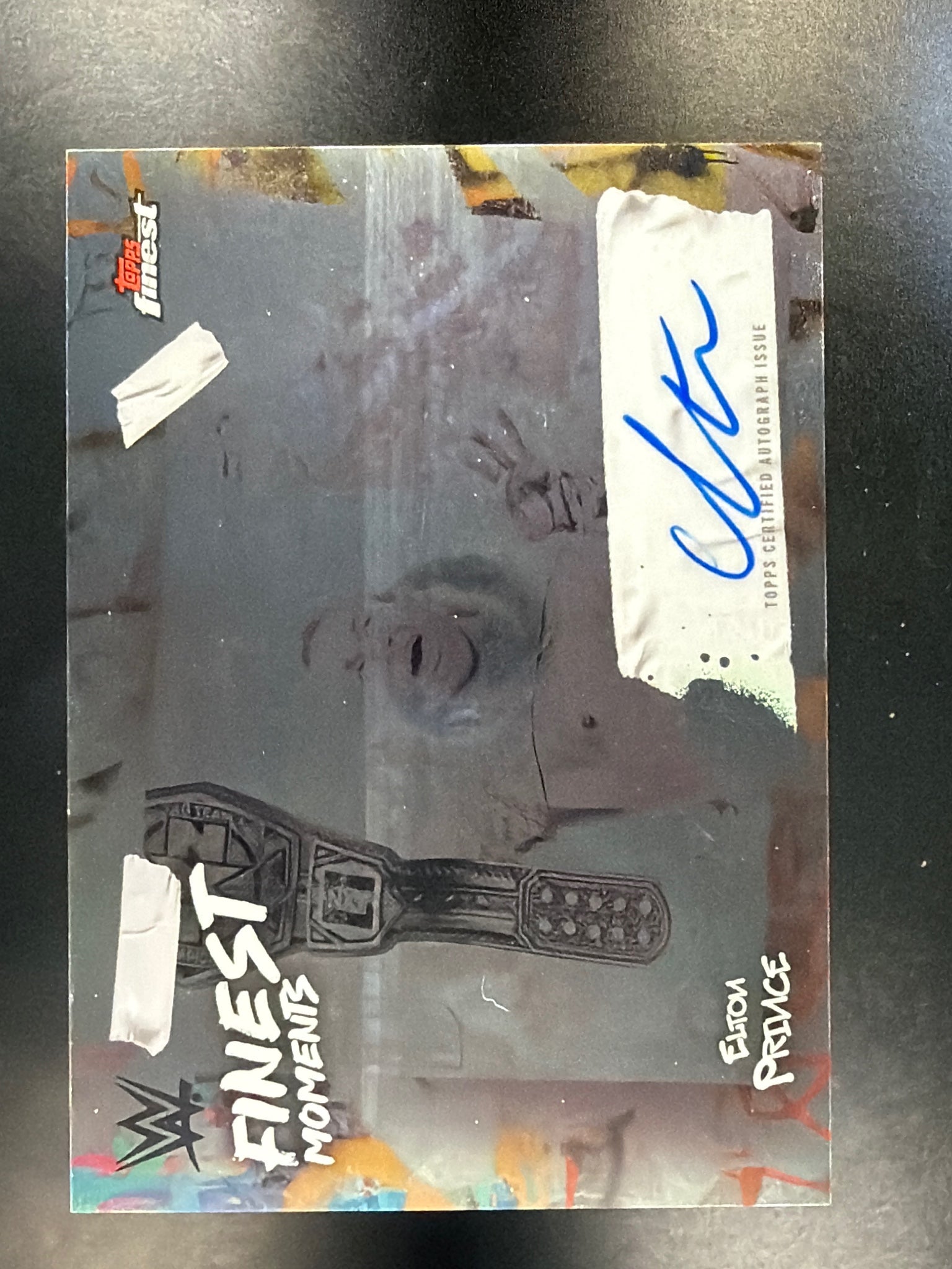 2025 Topps Finest WWE #FMS-ELT Elton Prince Finest Moments Signatures