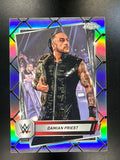2025 Topps Chrome WWE #46 Damian Priest Steel Cage Refractor #/37