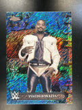 2025 Topps Chrome WWE x Cactus Jack #99 Angelo Dawkins Aqua Shimmer #/199