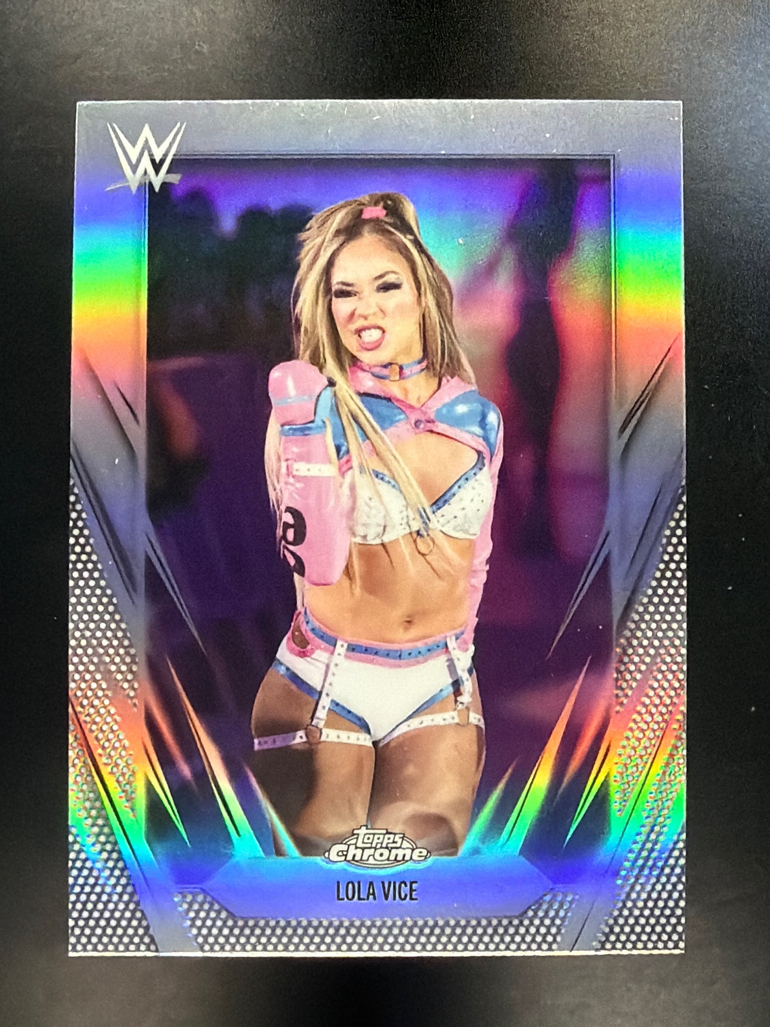 2026 Topps Chrome WWE #98 Lola Vice Refractor