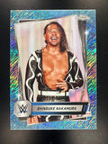 2025 Topps Chrome WWE #51 Shinsuke Nakamura Aqua Shimmer Refractor #/199
