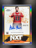 2025 Topps Chrome WWE #NXT-ACH Andre Chase NXT Autographs Refractor #/175