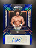 2024 Panini Prizm WWE #SS-CAR Carlito Sensational Signatures Blue #/49