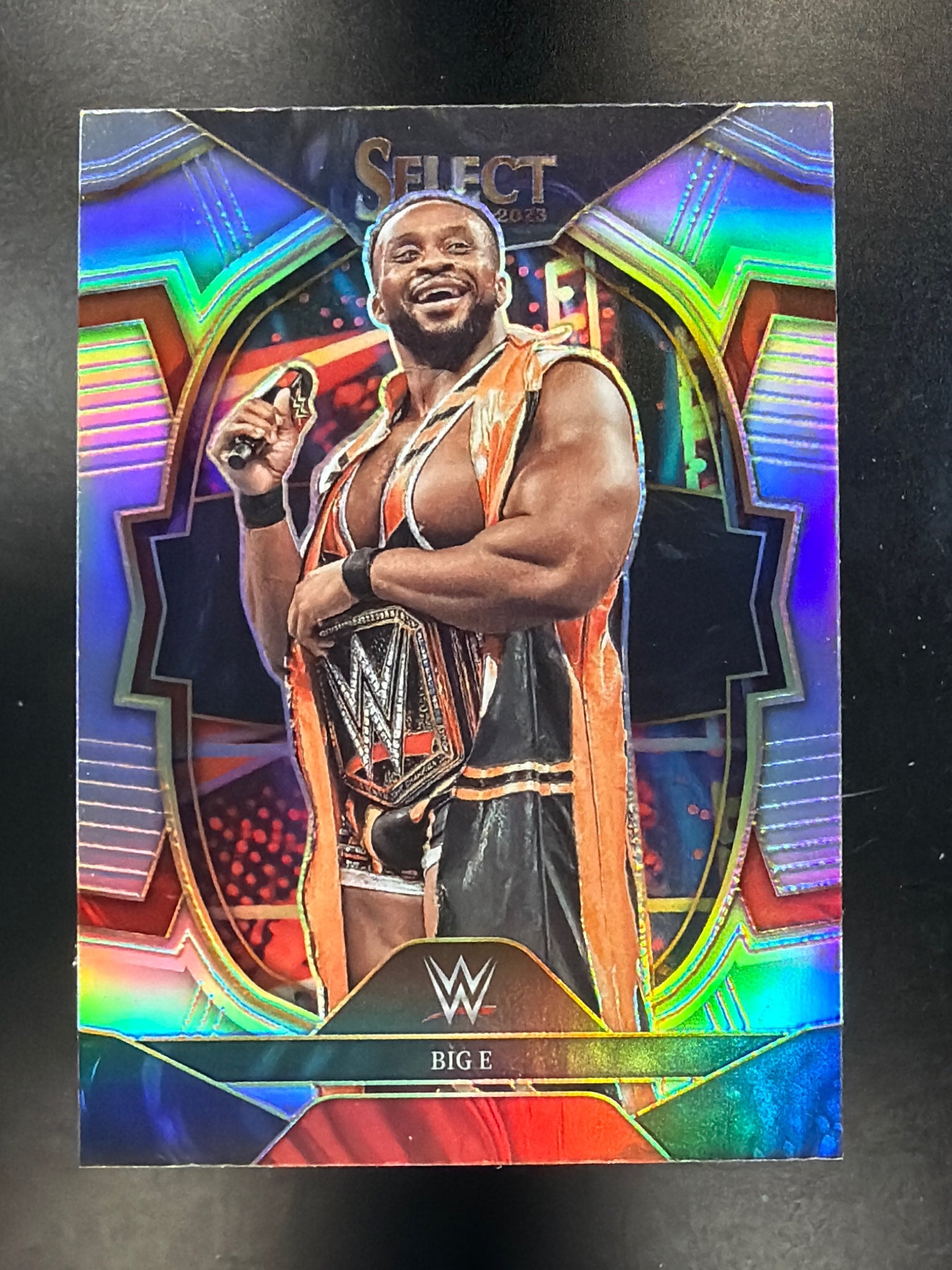 2023 Panini Select WWE #2 Big E Silver Prizms