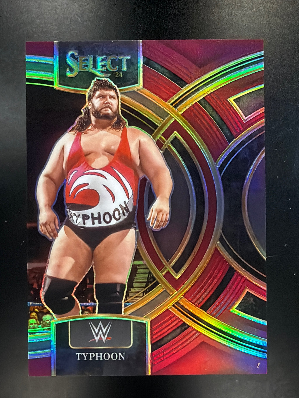2024 Panini Select WWE #138 Typhoon Maroon Prizms #/149