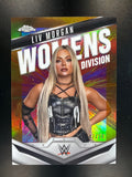 2025 Topps Chrome WWE #WD-LIV Liv Morgan Women's Division Gold Refractor #/50