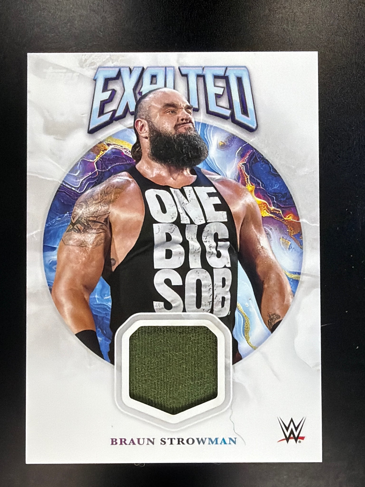 2025 Topps Exalted WWE #ER-BSN Braun Strowman Exalted Relics