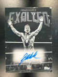 2025 Topps Exalted WWE #BWS-CGE Chad Gable Black and White Signatures