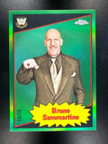 2025 Topps Chrome WWE #85TL-BS Bruno Sammartino 1985 Topps Legends Green #/99