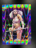 2026 Topps Chrome WWE #95 Kelani Jordan Purple RayWave Refractor #/75