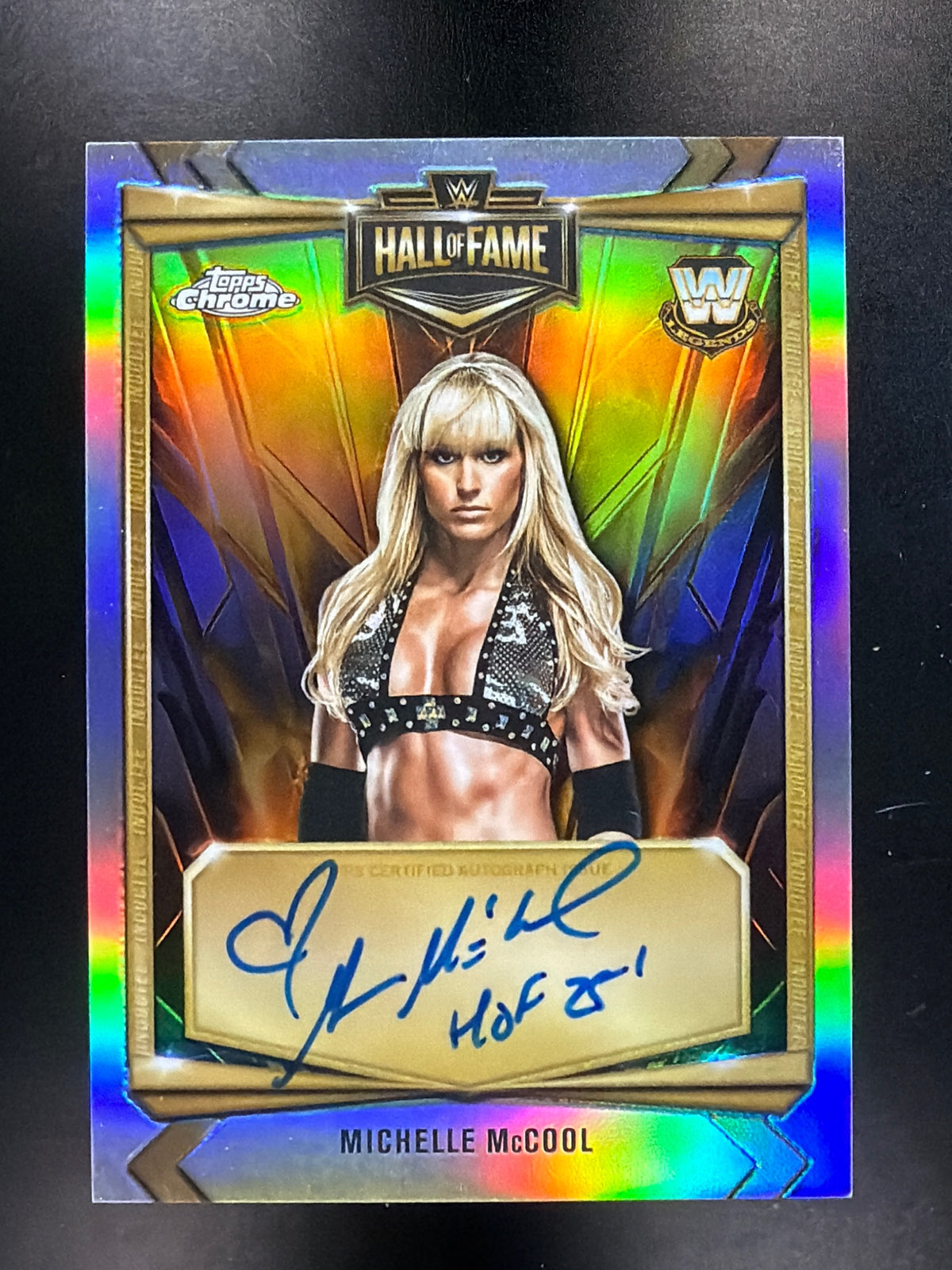 2026 Topps Chrome WWE #HOF-MM Michelle McCool Hall of Fame Autographs