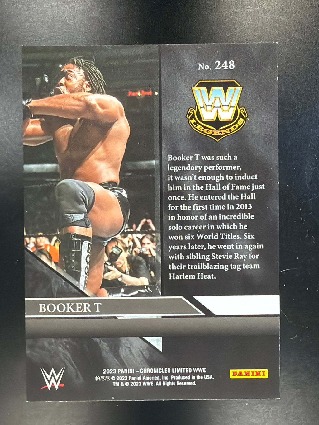 2023 Panini Chronicles WWE #248 Booker T Red #/199