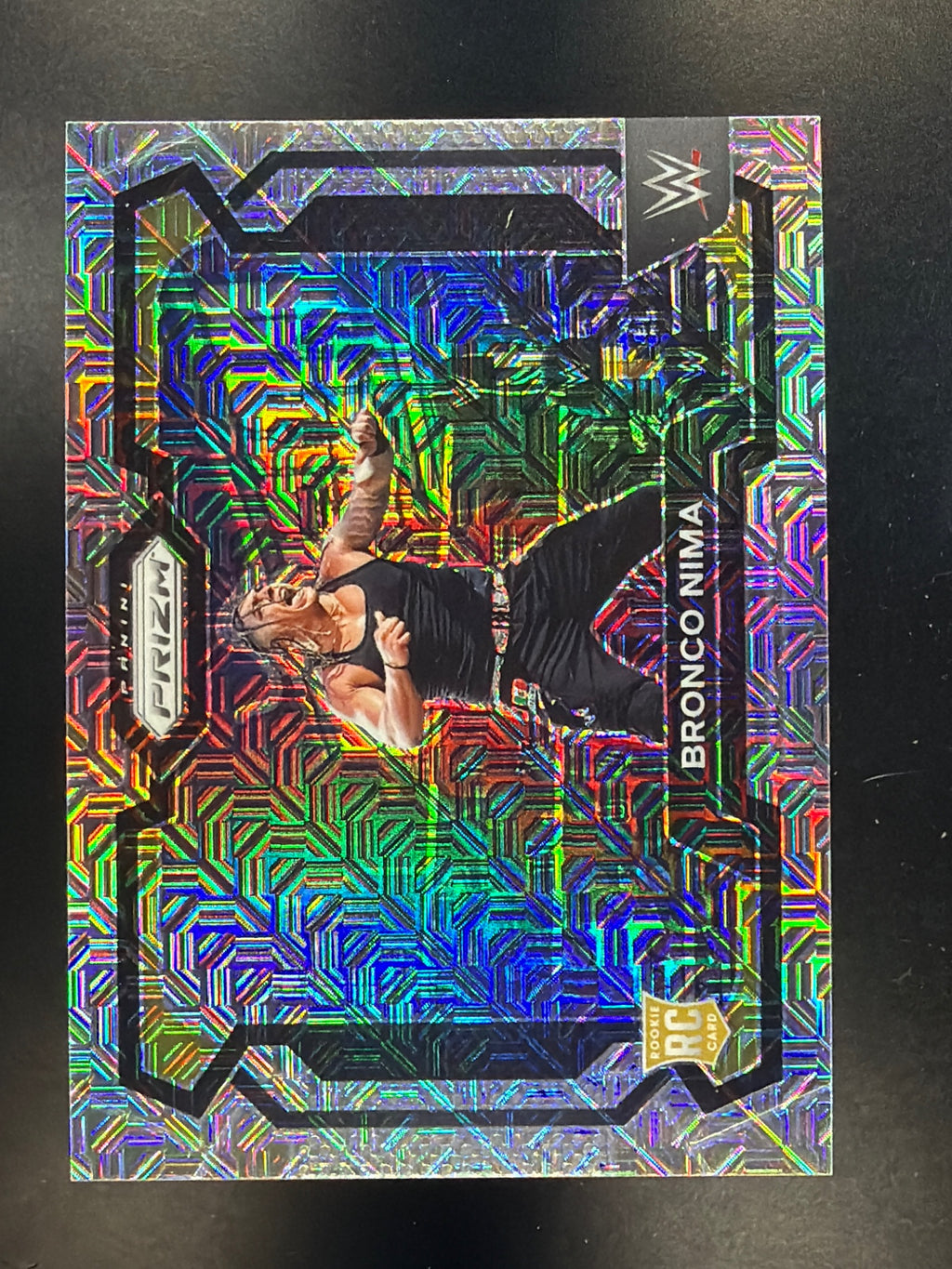 2024 Panini Prizm WWE #56 Bronco Nima Mojo Prizms #/25