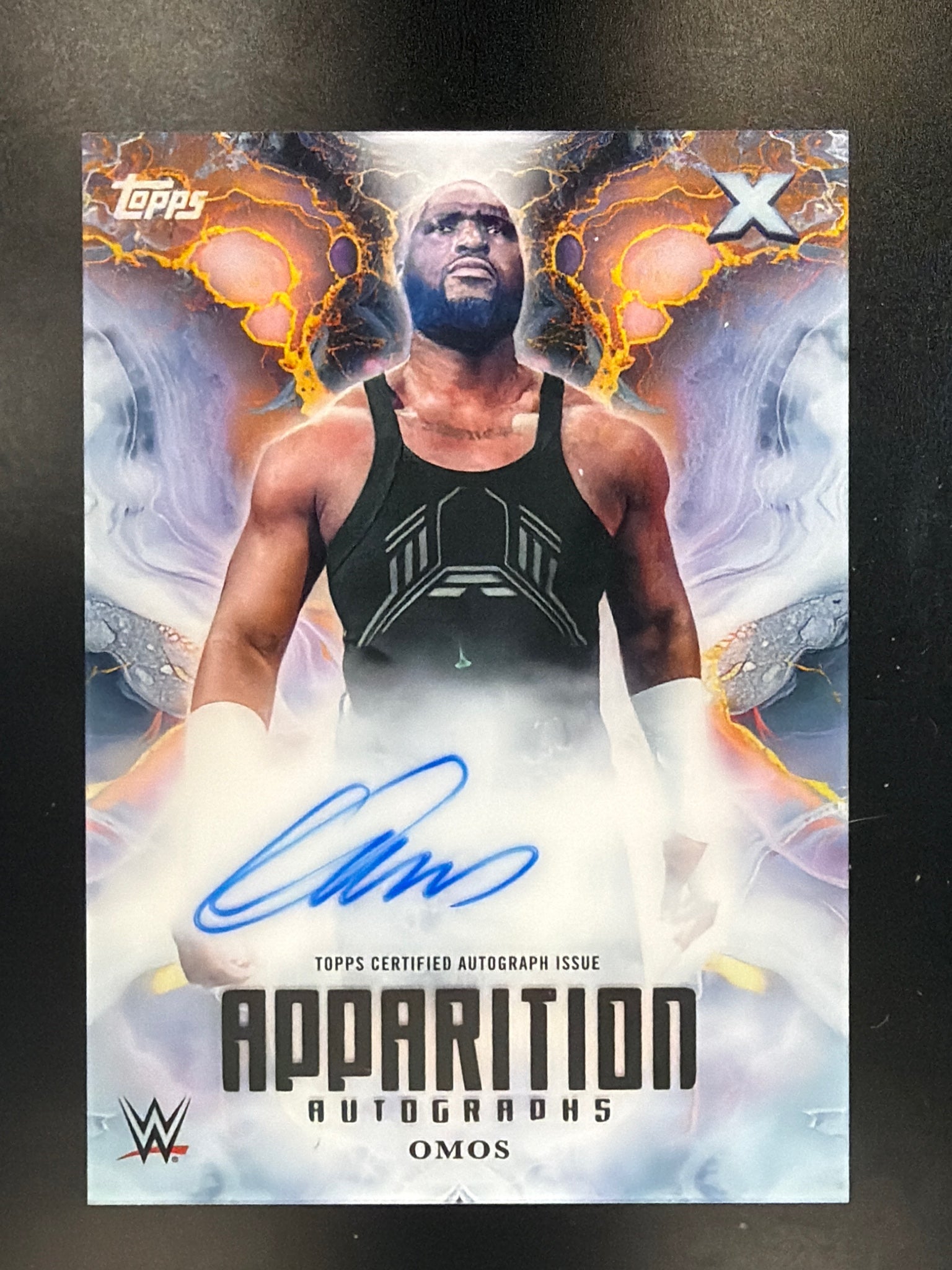 2025 Topps Exalted WWE #APA-OMS Omos Apparition Autographs