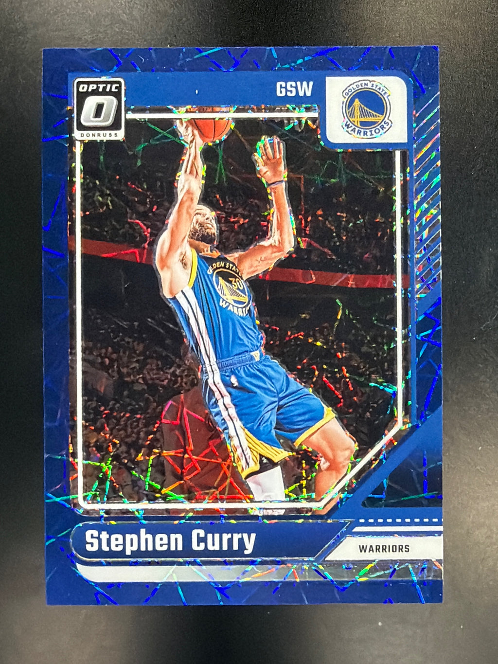 2024-25 Donruss Optic #155 Stephen Curry Blue Velocity