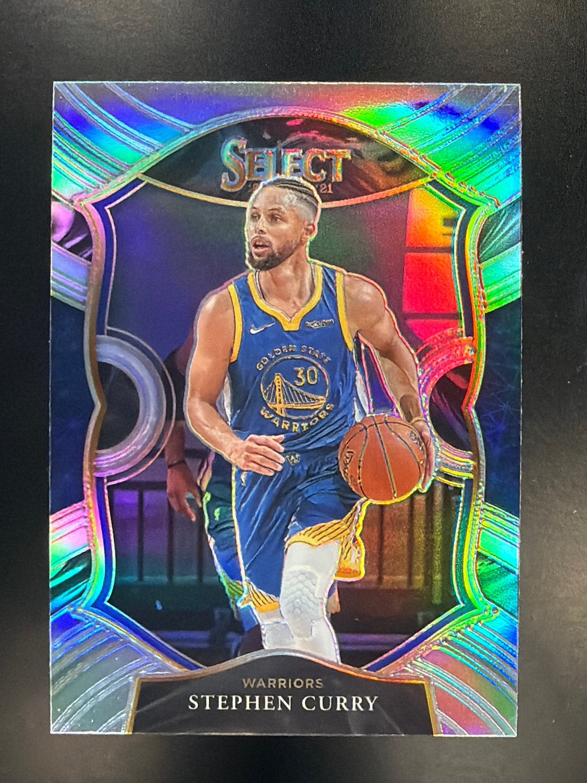 2020-21 Panini Select #57 Stephen Curry Silver Prizms