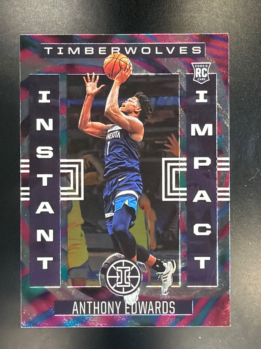 2020-21 Panini Illusions #7 Anthony Edwards Instant Impact