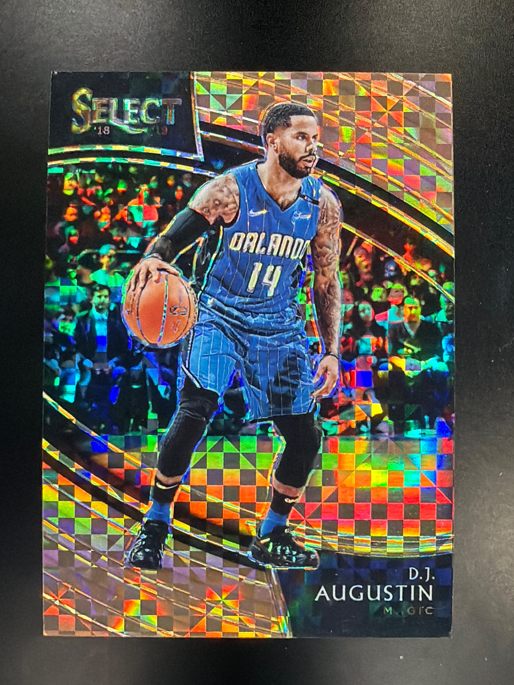 2018-19 Panini Select #210 D.J. Augustin Copper Prizms #/60