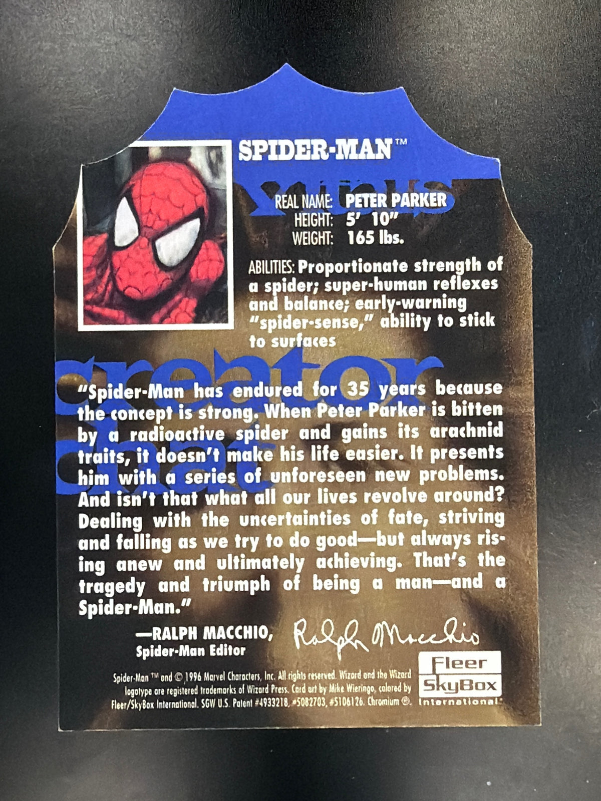 1997 Wizard Magazine Series 4 #8 Spider-Man