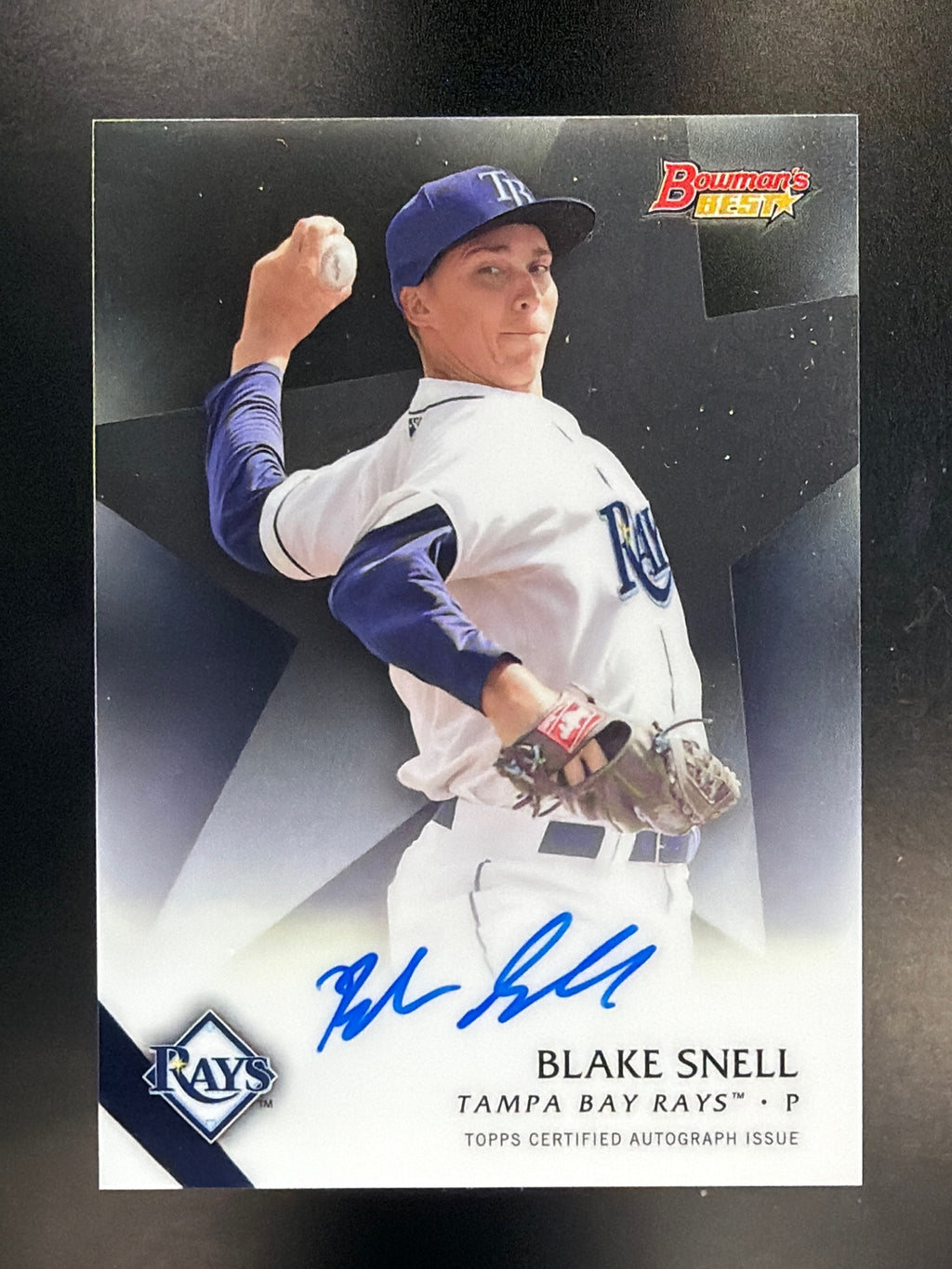 2015 Bowman's Best #B15-BSN Blake Snell Best of 2015 Autographs