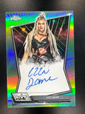 2026 Topps Chrome WWE #NXT-IZZ Izzi Dame NXT Autographs Green Refractor #/99