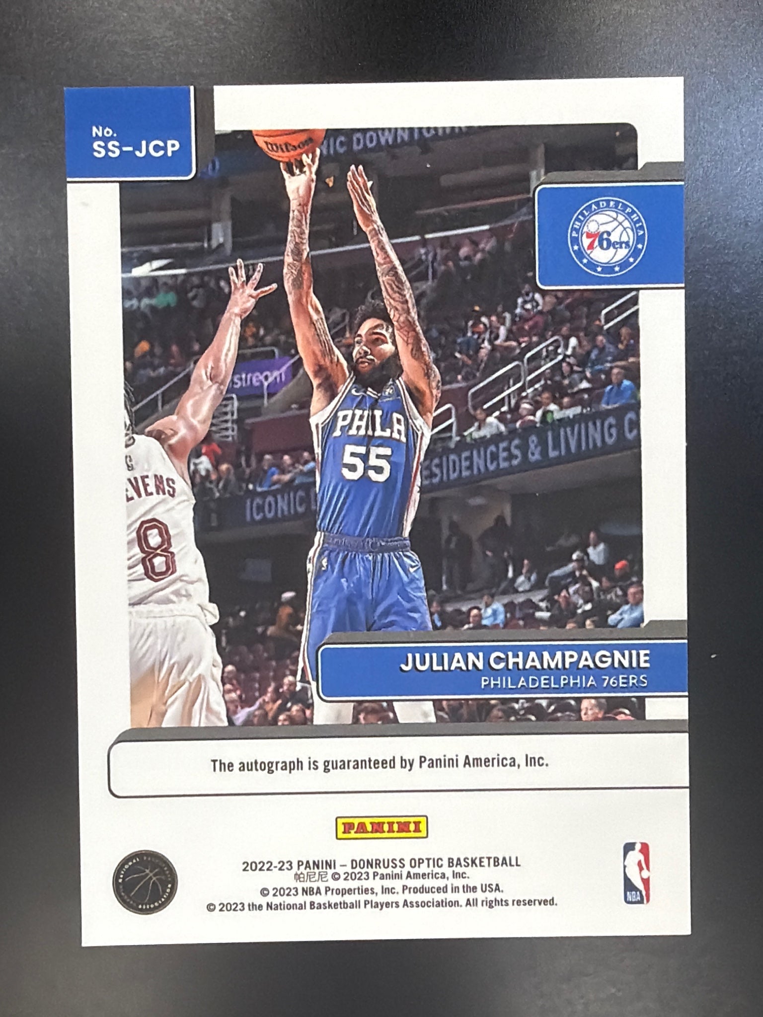 2022-23 Donruss Optic #SS-JCP Julian Champagnie Signature Series