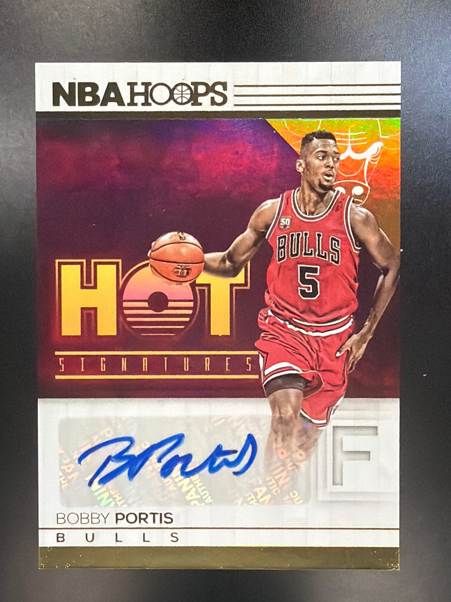 2016-17 Hoops #14 Bobby Portis Hot Signatures