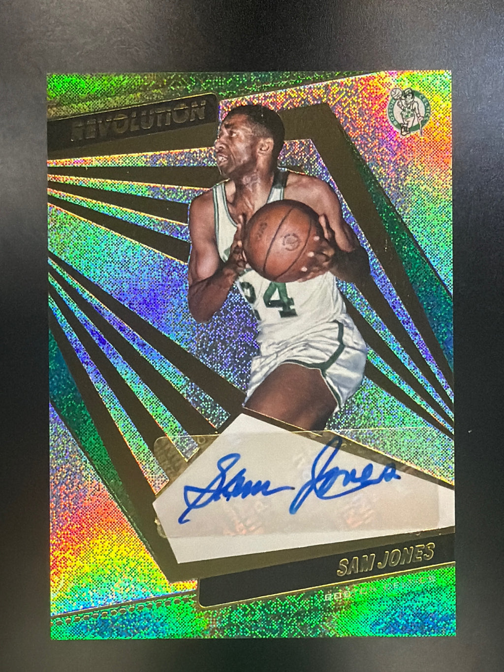 2021-22 Panini Revolution #AG-SJN Sam Jones Autographs