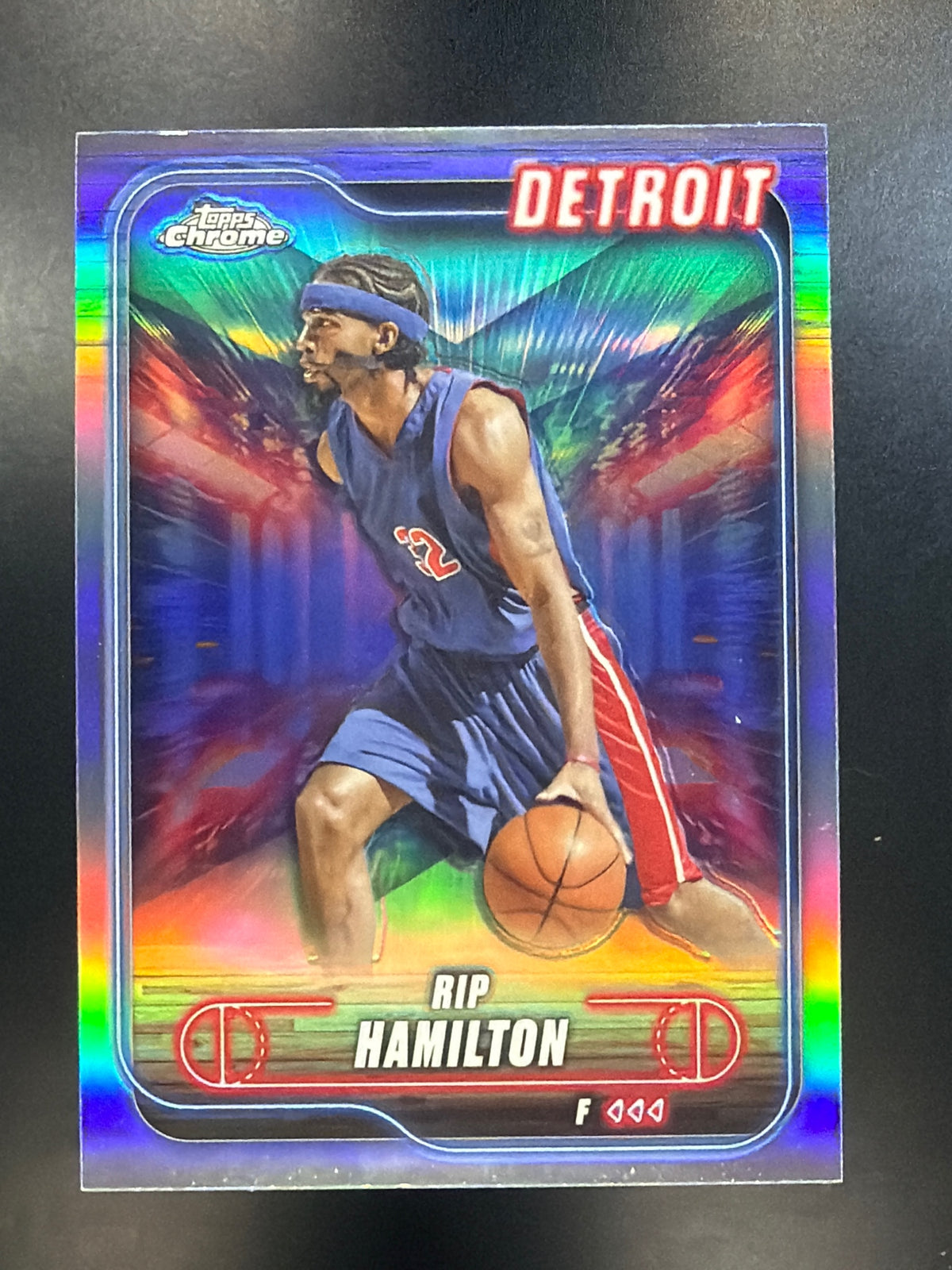 2024-25 Topps Chrome #65 Rip Hamilton Refractor