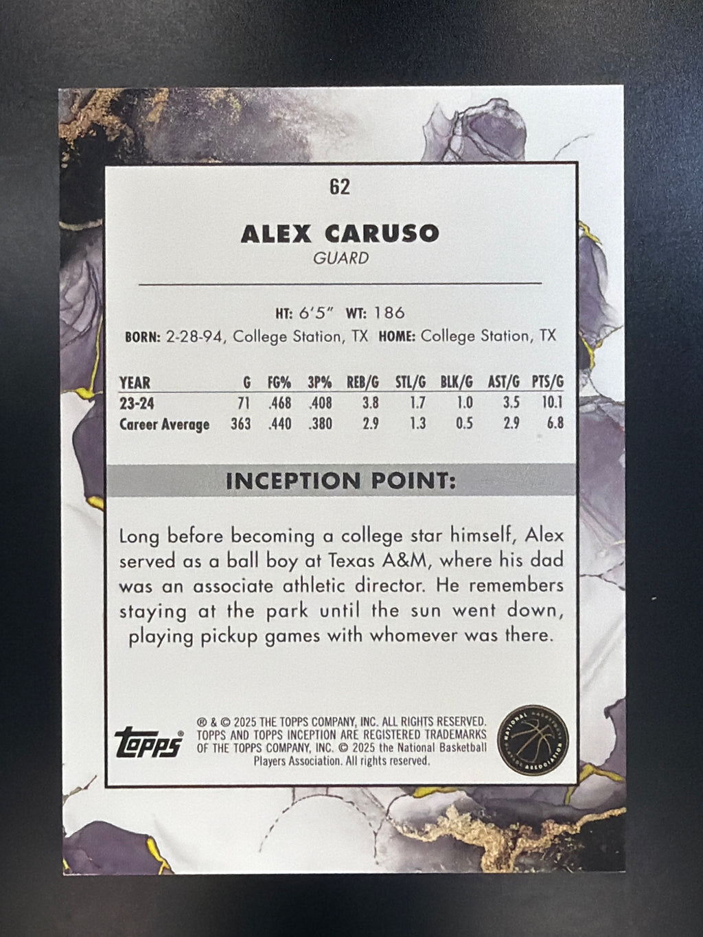 2024-25 Topps Inception #62 Alex Caruso