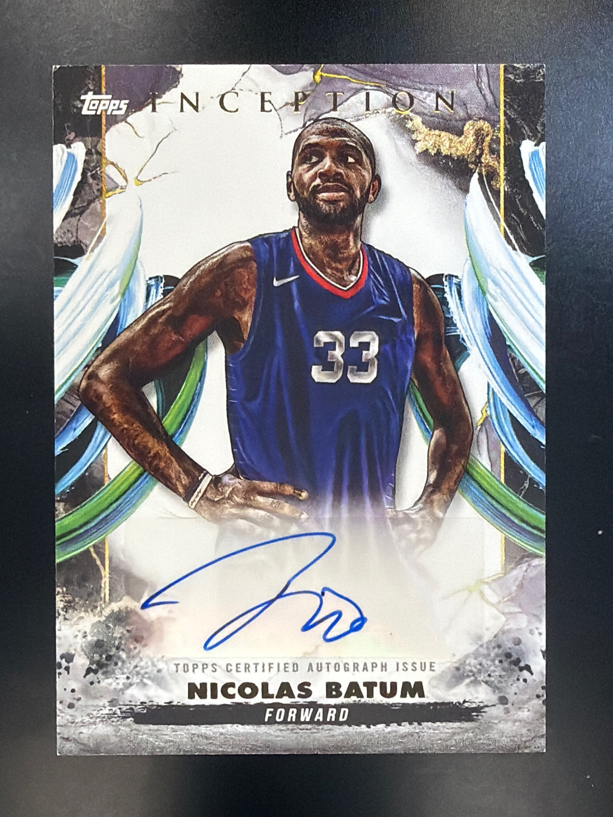 2024-25 Topps Inception #AC-NB Nicolas Batum Autographs
